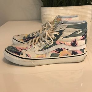 Vans High Tops Floral Print